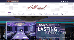 Desktop Screenshot of hollywoodbanquethall.com